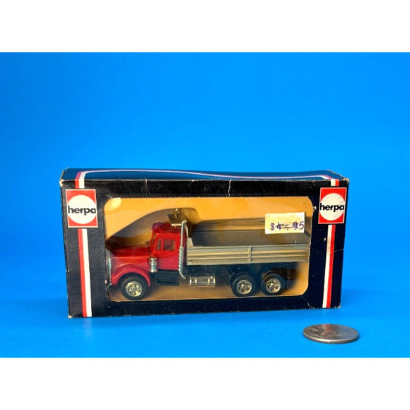 Vintage Herpa HO 1:87 No. 850500 Kenworth Dump Truck Original box NOS - Picture 1 of 9